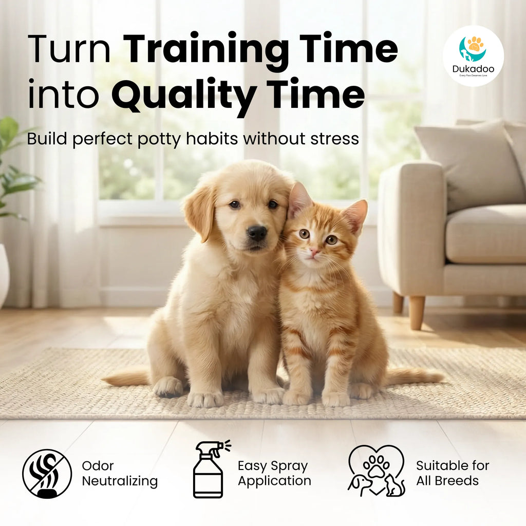 Potty Training Spray for Dogs & Cats | 200ml | Behaviour Guidance Formula | Eliminates Random Soiling & Marking | Training Aid for Puppies & Kittens | Indoor & Outdoor Use