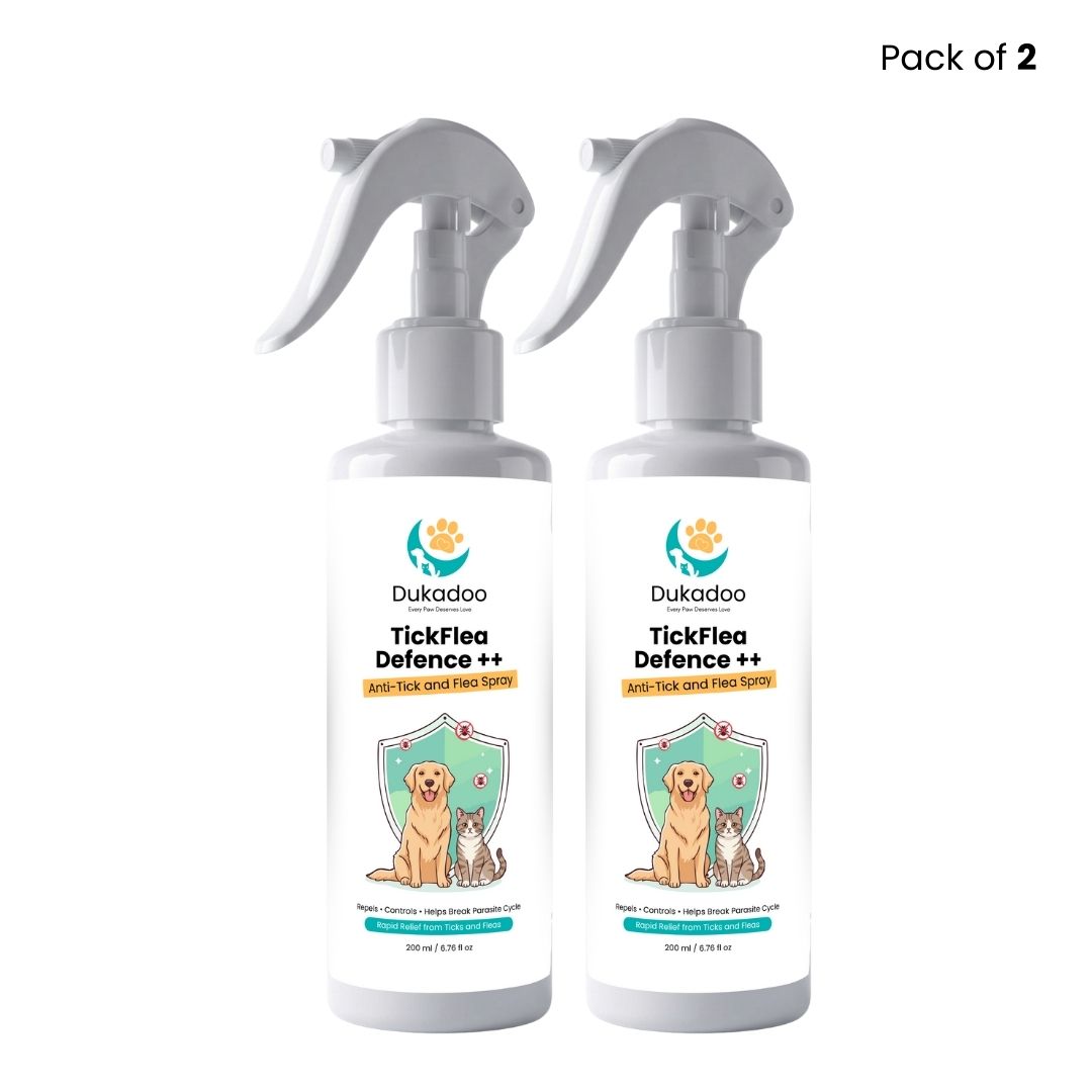 Dukadoo TickFlea Defence++ | Anti-Tick & Flea Spray | 200ml