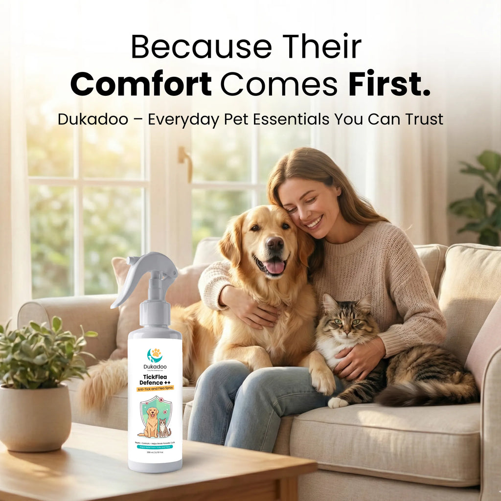 Dukadoo TickFlea Defence++ | Anti-Tick & Flea Spray | 200ml
